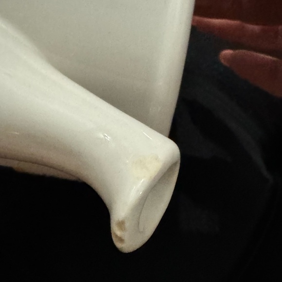 VTG Duck Geese Tea Pot Kettle Ceramic MCM 80s Kitchen Blue Flower Bow Farmhouse - Picture 16 of 16